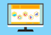 Free statistic survey website vector