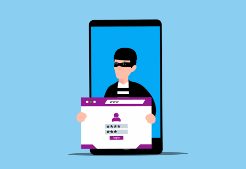 Free phishing scam website vector