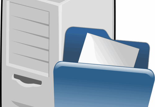 Free computer file network vector