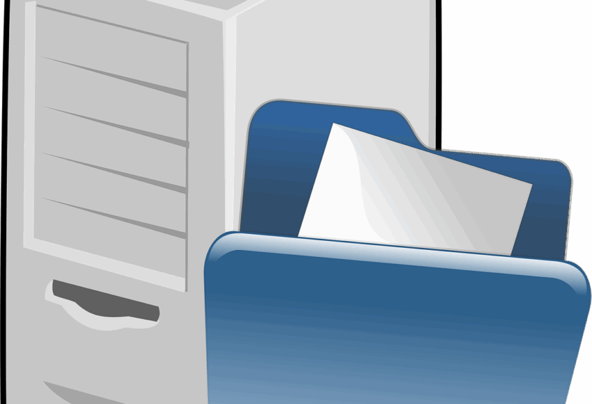 Free computer file network vector