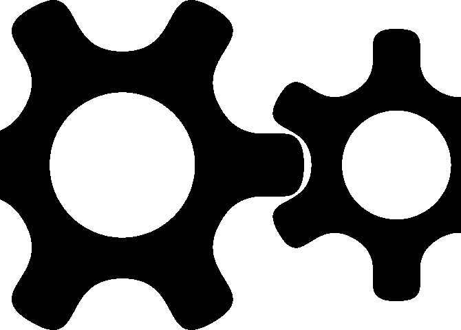 Free gear machine mesh vector