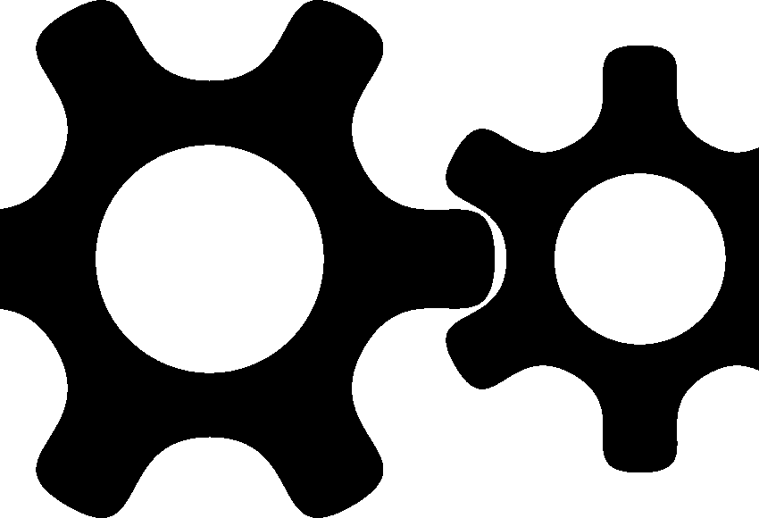 Free gear machine mesh vector