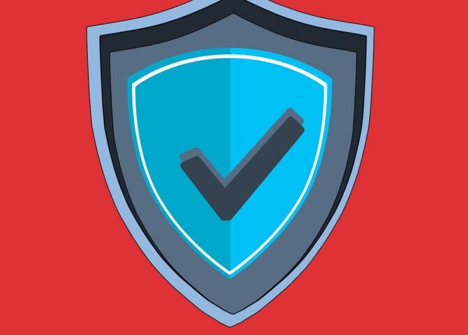 Free sign security coat of arms vector