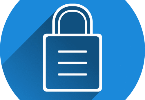 Free castle security locked vector