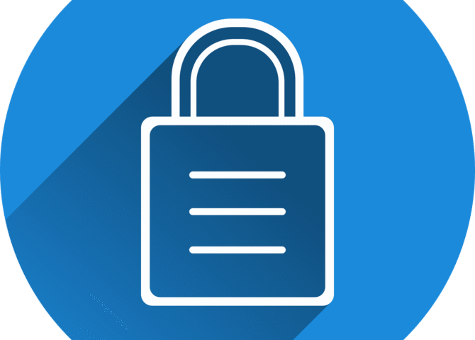 Free castle security locked vector