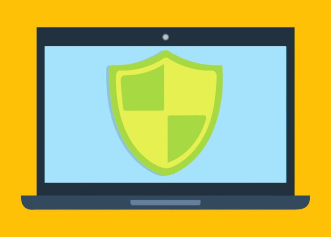 Free antivirus security privacy illustration