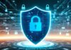 Free ai generated cybersecurity digital shield illustration