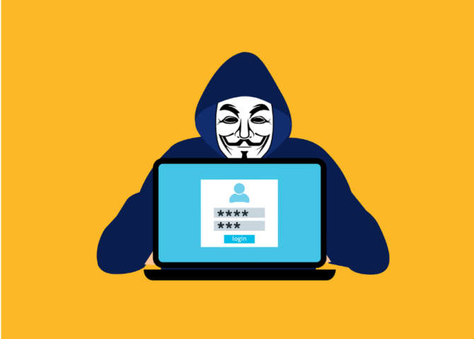 Free hacker anonymous cybersecurity vector