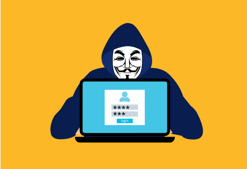 Free hacker anonymous cybersecurity vector